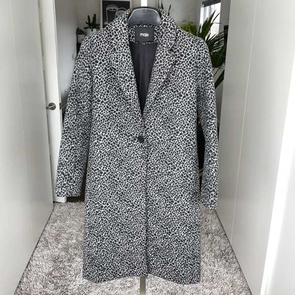 Maje Jackets & Blazers - MAJE Jacket Coat Garou Faux Fur Sz 36 US Small ❤️